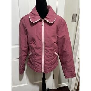 Girls Saska Skiwear Pink Ski Snowboard Jacket Size 16